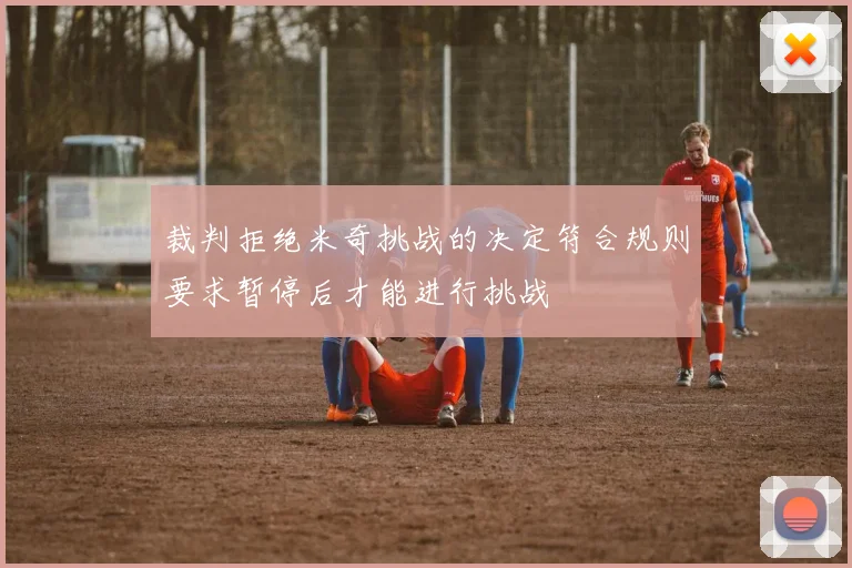 裁判拒绝米奇挑战的决定符合规则要求暂停后才能进行挑战